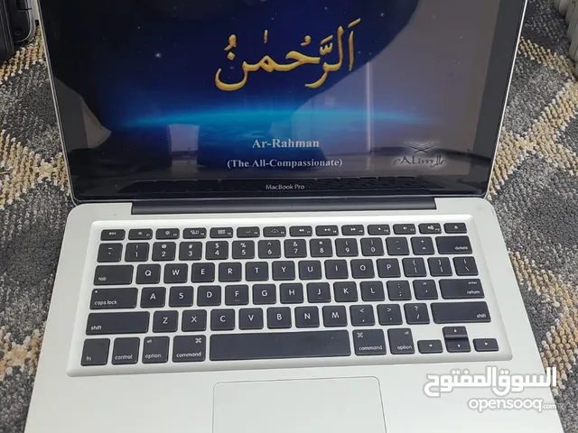 MacBook Pro core i5 With 8GB Ram   ماك بوك برو كور اي 5 مع رام 8 جيجا