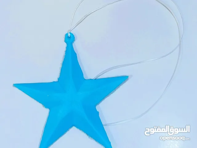 ميدالية على شكل نجمة خماسية بتقنية 3D وجودة متوسطة