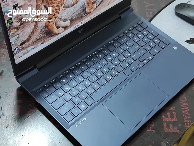 لابتوب HP victus16 للبيع لابتوب استخدام خفيف ممتاز للألعاب الثقيلة وبرامج التصميم