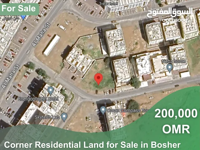 Corner Residential Land for Sale in Bosher  REF 419MB