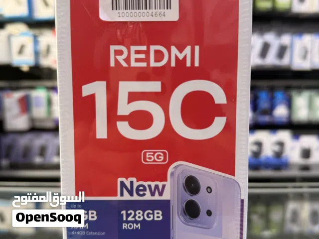 REDMI 15C (128GB)..(8RAM) متوفر جديد كلين داخل محلات ليما موبايل بسعر مميز