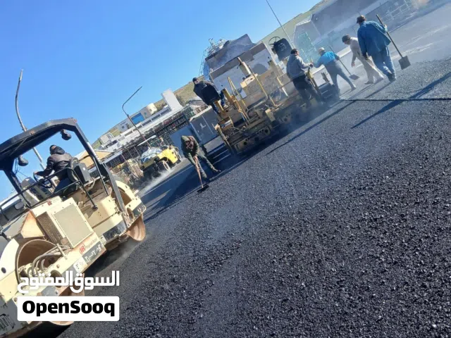 تزفيت ساحات والطرق ومداخل والمدارس
