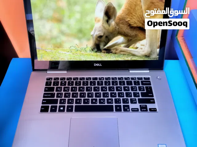 ديل إنسبايرون 7570 شاشة لمس بطاقة رسومات إنفيديا 4 جيجابايت معالج CPRE i7 الجيل الثامن ذاكرة وصول عش