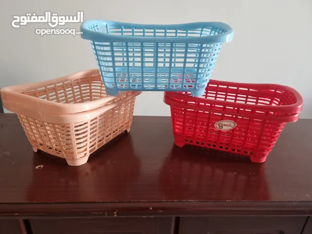 Plastic Baskets + Buckets + laundry basket excellent condition