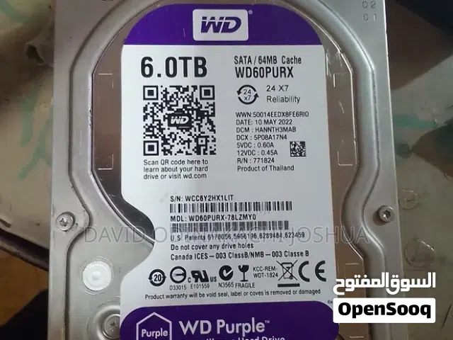 هارد منظومة كاميرات 6TB شبه جديد