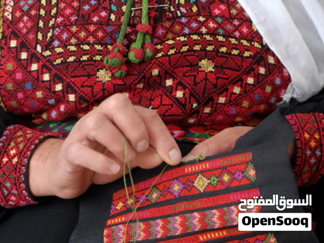 خياطه و تطريز أثواب يدوي