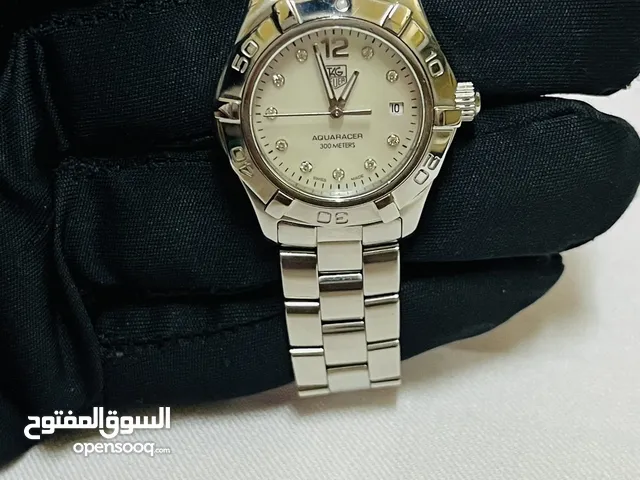 Luxury Tag Heuer Aquarscer 27MM Women’s Watch-Diamond-Set-Mother Of Pearl With Elelgant Stainl Steel