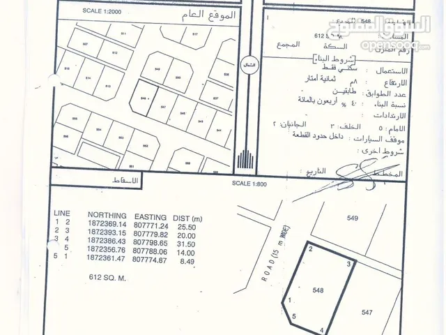 Residential Land for Sale in Dhofar Other