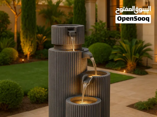 نوافير وشلالات مستوردة  نوافير مودرن  نوافير منزلية نوافير راقية وبسيطة من زهرة الريان