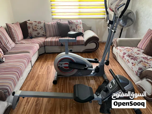 أجهزة كارديو رياضية كروس دراجة وجهاز تجديف جديد نوعيات ممتازة بسعر لقطة