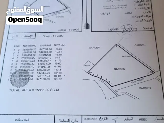 أرض زراعية فضاء بولاية الرستاق فلج الشراه(مناقي)بها تصريح للبئر قريب من مستشفى الرستاق  للبيــــــــ