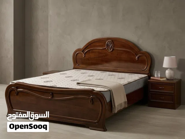 سرير نفرين تصميم كلاسيك ملكي ، كومديات عدد 2 ، دوشك مريح طبي