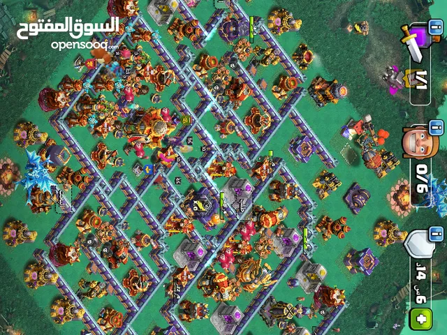 تاون 16 مع كلان لفل 14 بسعر حرق ___________________________________________________________________