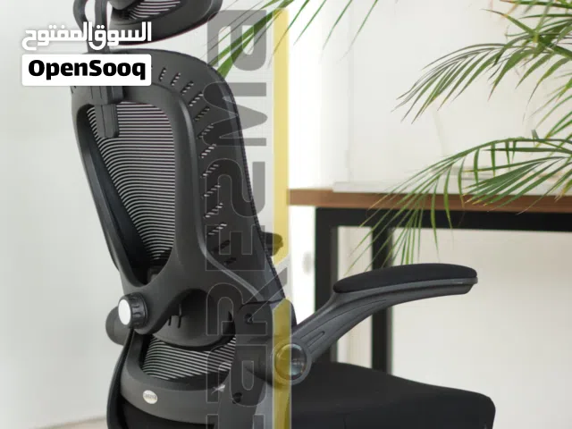 A D1 MANAGER WITH HEADREST AND LUMBAR CHAIR FULL BLACK MMD2