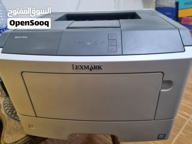 طابعة ليزر Lexmark MS310dn شبه جديدة