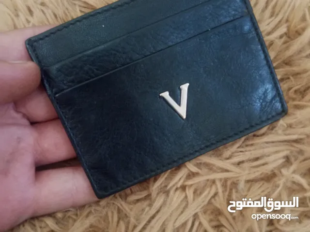 محفظة بطاقات جلدية فاخرة وانيقة للرجال LEONARDO VALENTINO مصنوعة من الجلد الاصلي الطبيعي الإسباني