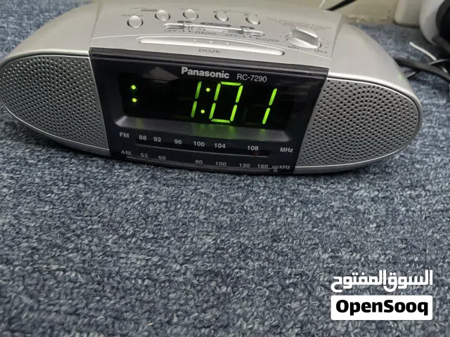 Panasonic AM/FM Dual Alarm Clock Radio راديو بناسونيك مع ساعه منبه موجتين AM . FM جديد تم جديد تما