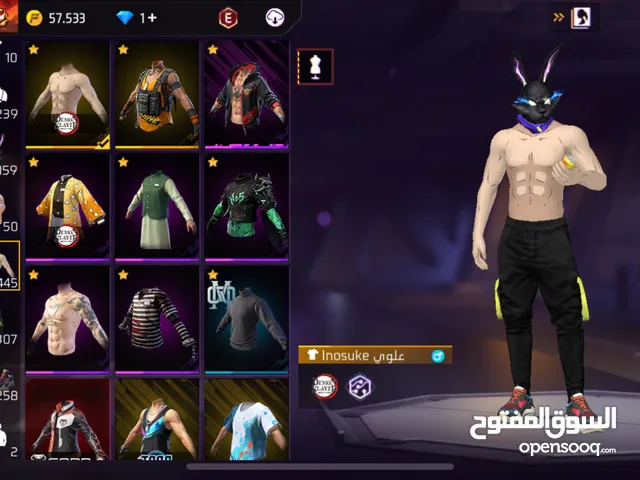 Free Fire Accounts and Characters for Sale in Tataouine