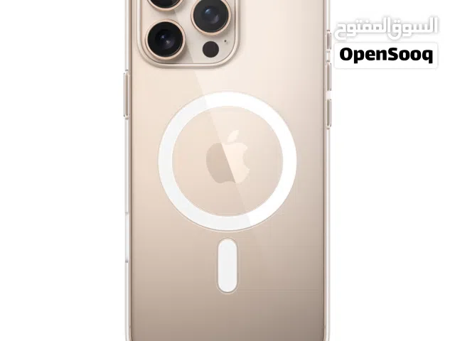 iPhone 16 Pro Max in Desert Titanium with cartoon almost new