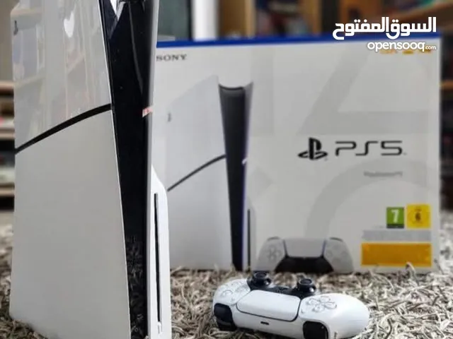 بلستيشن 5 slim مع ايد مستعمل مدة شهر فقط 1900 شيكل