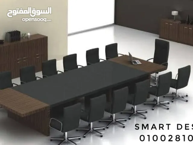 ترابيزه اجتماعات ميتنج روم خشب mdfاسباني متاح تنفيذ جميع المقاسات والالوان والأشكال