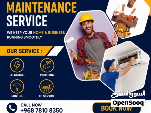 Professional General Maintenance Services Electrical • Plumbing • Painting • AC Service