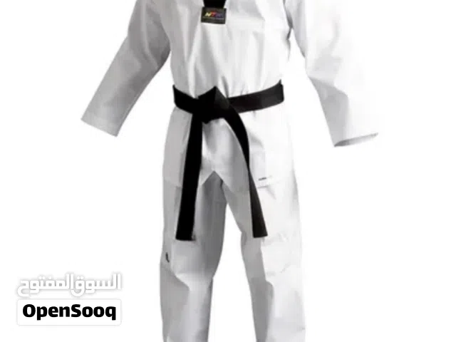 بدلة تايكوند ابيض و اسود