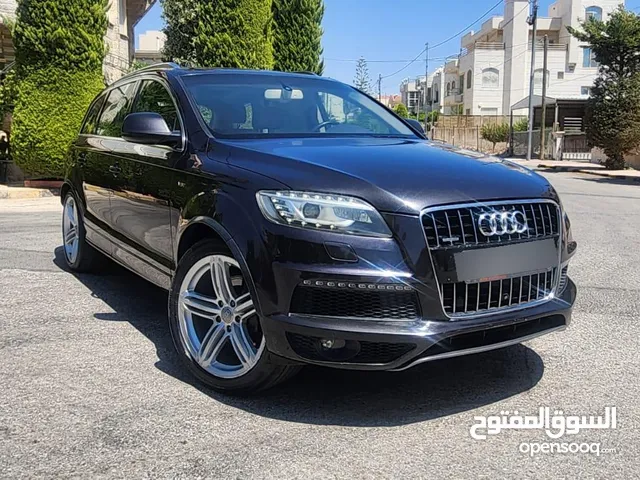 كاش أو اقساط من المالك AUDI Q7 2013 SLINE ممشى قليل 3.0cc سوبر تشارج فل كامل أعلى صنف فحص كامل