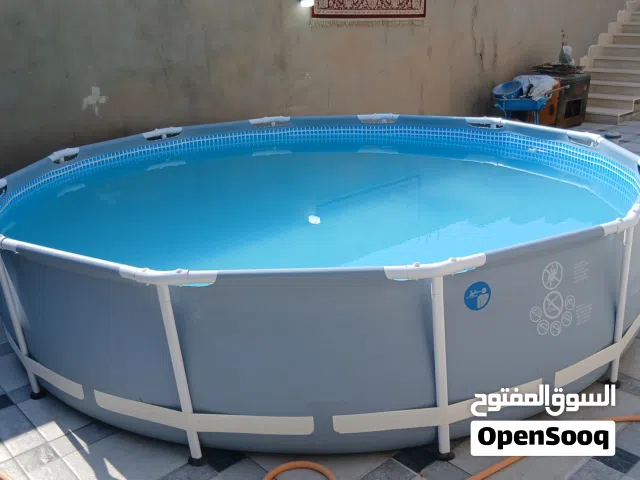 حوض سباحة ربي يبارك معاه غطاء وفلتر