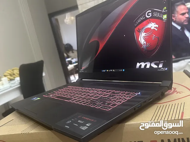 للبيع لاب توب جيمنج Msi بموصفات جباره ونضيف جداااا خالي من الخدوش تماما