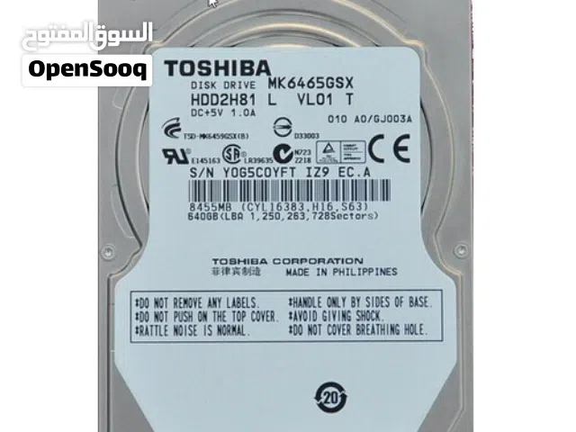 هارديسك لاب توب hdd 640GB