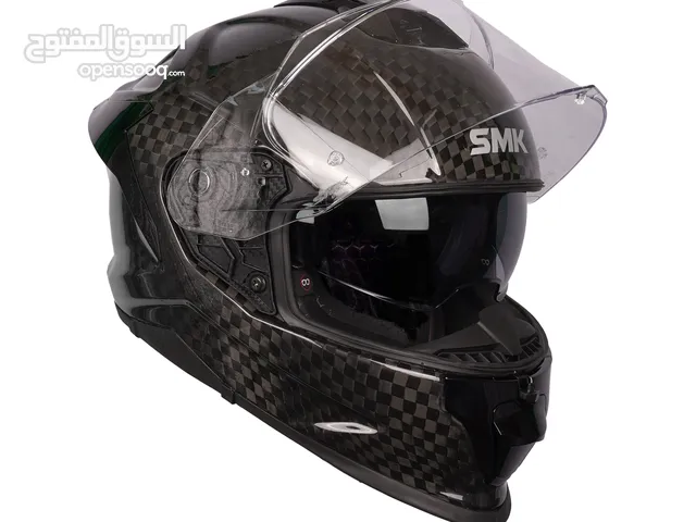 SMK carbon fiber helmet for sports bikes