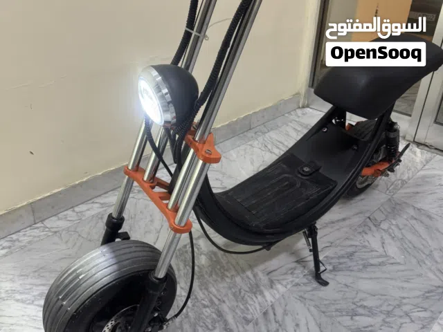 سكوتر هارلي Kugoo c2 pro روسي مستعمل حفيف يمشي 60 كيلو 1200w 18.2ah هيدرليك بريك
