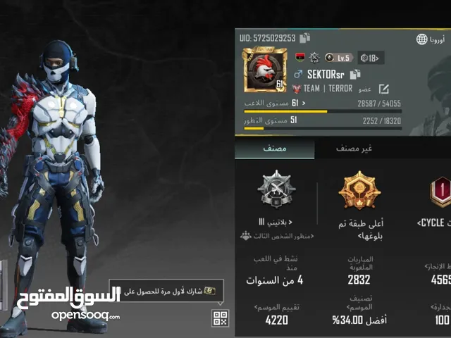 Pubg Accounts and Characters for Sale in Riqdalin