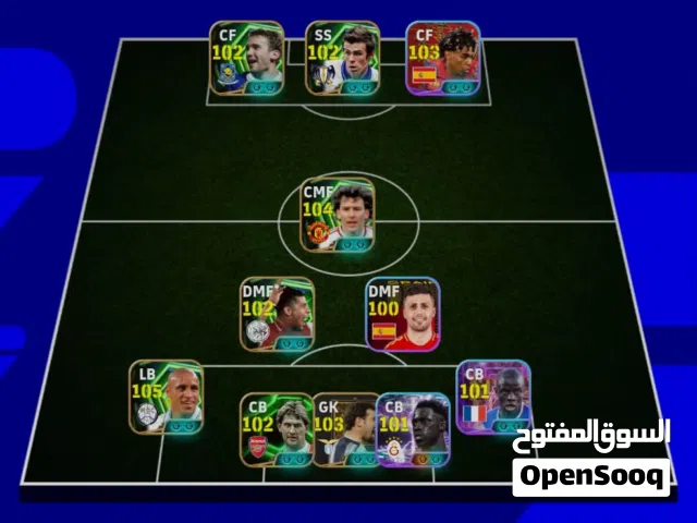 للبيع حساب بيس رايق تقيم 3171  ربط كونامي فقط pes efootball mobile