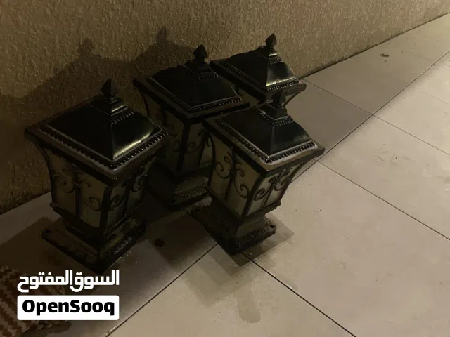 اضاء المنيوم وزجاج 4 حبات