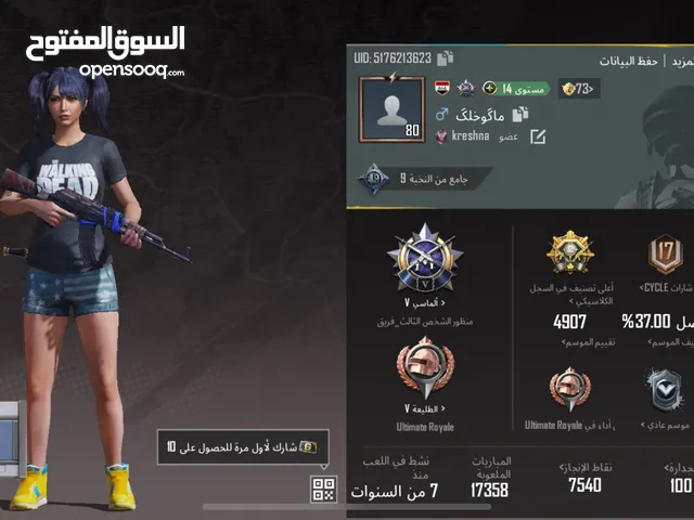 Pubg Accounts and Characters for Sale in Basra
