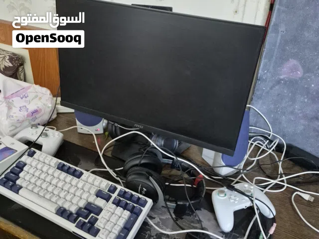 شاشة وكيبورد وماوس وإيدتين G7se وحساب ستيم للبيع
