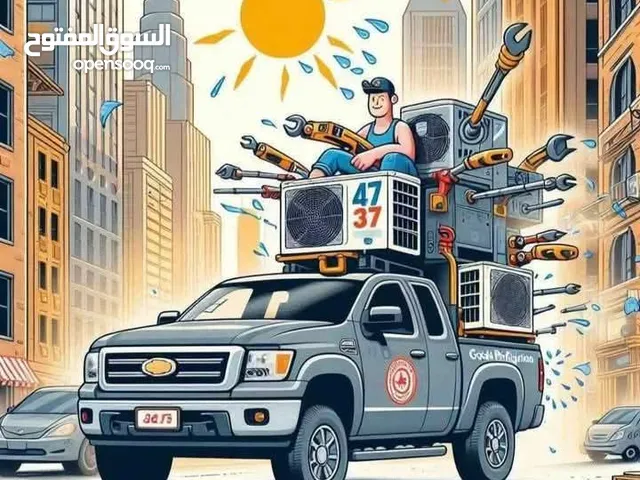 السلام عليكم فني تركيب وصيانة مكيفات كشف تعبيت غاز تنظيف