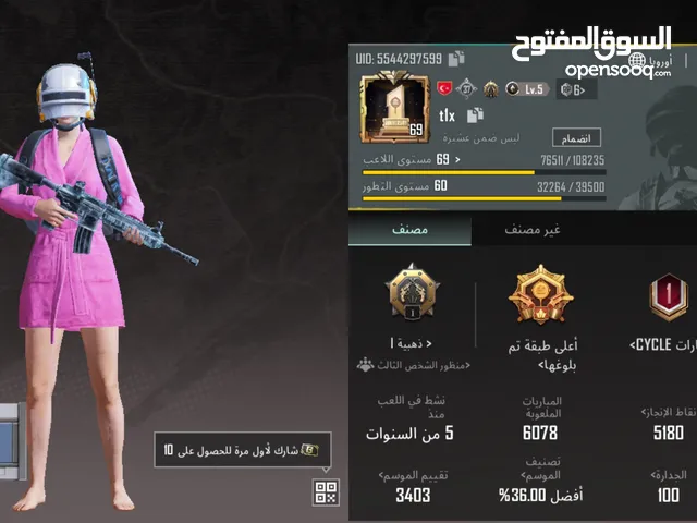Pubg Accounts and Characters for Sale in Dakahlia
