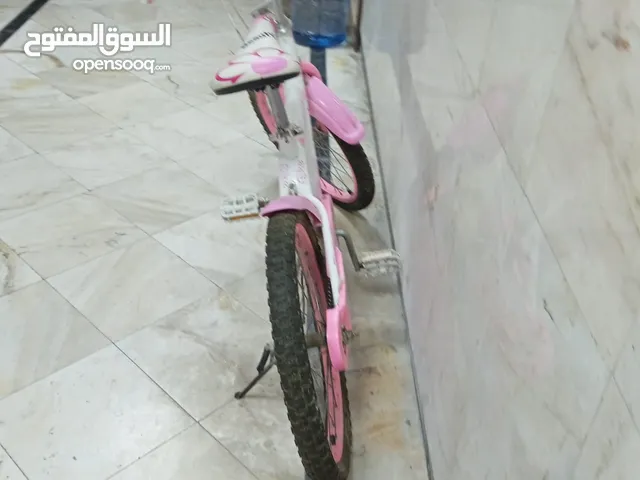 A lightly used bicycle for girls aged 6 to 12.