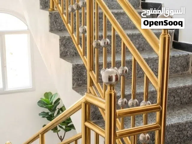 ورشه الإنجاز الحديث لكافة اعمال الاستيل والزجاج والألمنيوم بخامه 304و201 المقاومه للصداء ضمانه 40 س