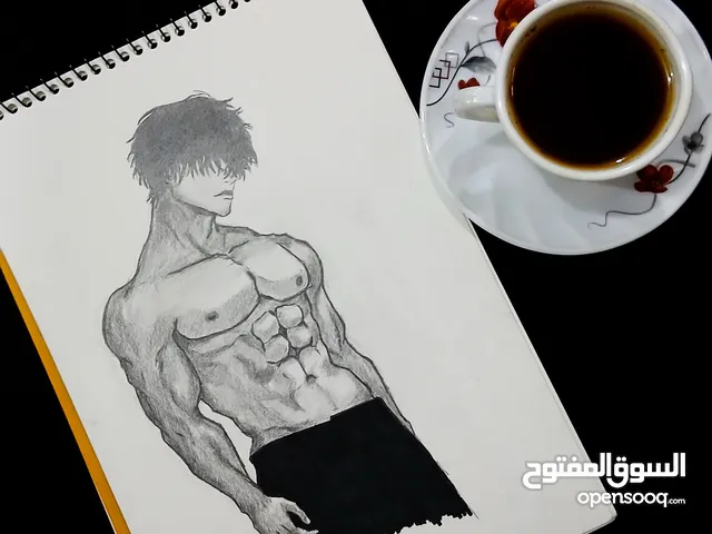 رسومات بالرصاص