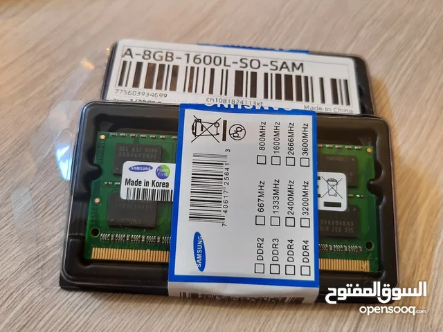 رامات لابتوب SAMSUNG DDR3-8GB-1600MHZ