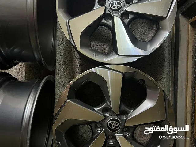 طقم جنوط كروم عدد 4 مقاس 17 جدد باالكاراتين وارد السعوديه للبيع في عدن...