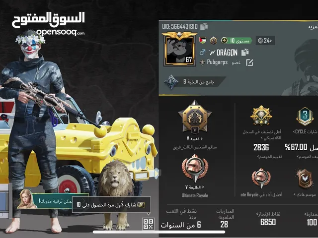 Pubg Accounts and Characters for Sale in Tubas