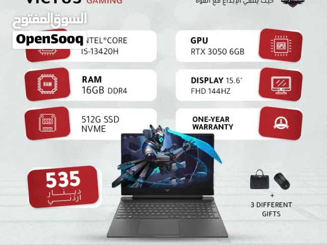 لابتوب اتش بي اي 5 Laptop Hp i5-13Gen RTX3050 بافضل الاسعار