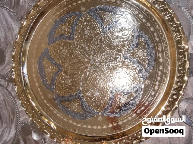 صينية نحاس أصلية دمشقية صناعة يدوية