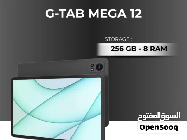 TAB G-TAB MEGA 12 ( 256GB ) / RAM 16 NEW /// تاب جي تاب ميجا 12 ذاكرة 256 الرام 16 الجديد
