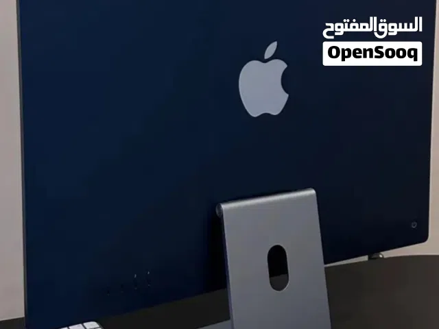 جهاز iMac مكتبي لون سماوي كحلي غامق مقاس 24 بوصه مع شاشة M4 رتينا 4.5k